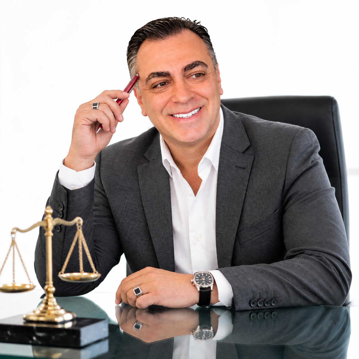 Ambiente de atendimento da advocacia